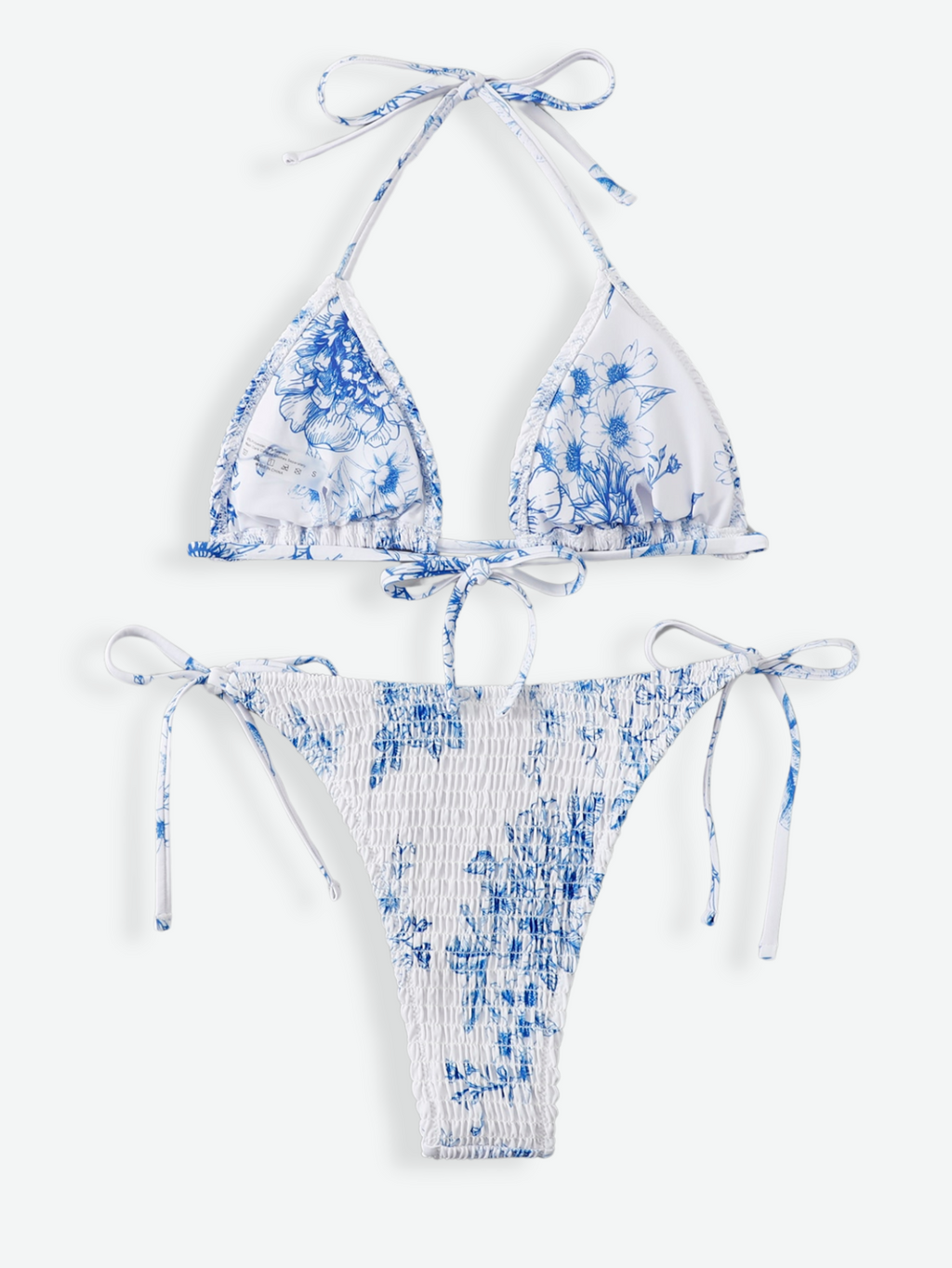 SELENA Toile De Jouy Print Bikini Set