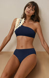 DIANA One Shoulder High Waist Bikini Set