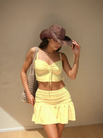 LUNA 3-Piece Bikini Set with Skirt