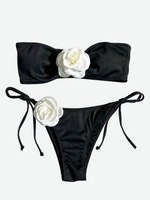 NAOMI Bandeau Tie Side Bikini Set