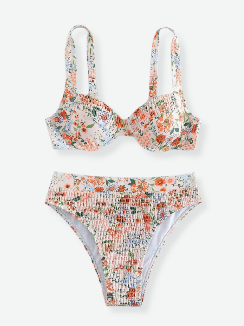 TONI Floral Print Underwired Bikini Set