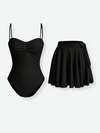 ISABEL One Piece with Skirt Swimsuit Set