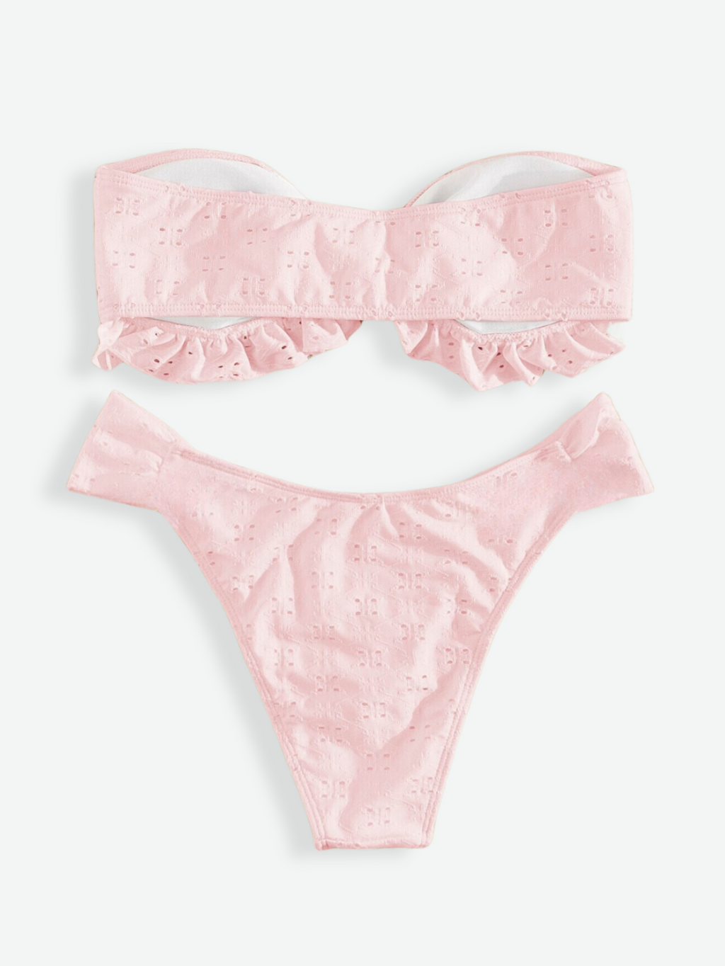 AMARA Eyelet Bikini Set
