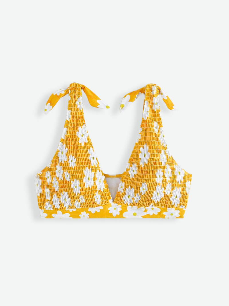 [In Stock] EMMA Smocked Bikini Top