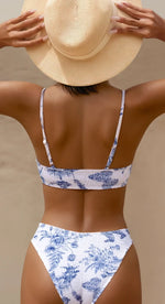 CHLOE Toile De Jouy Print Bikini Set