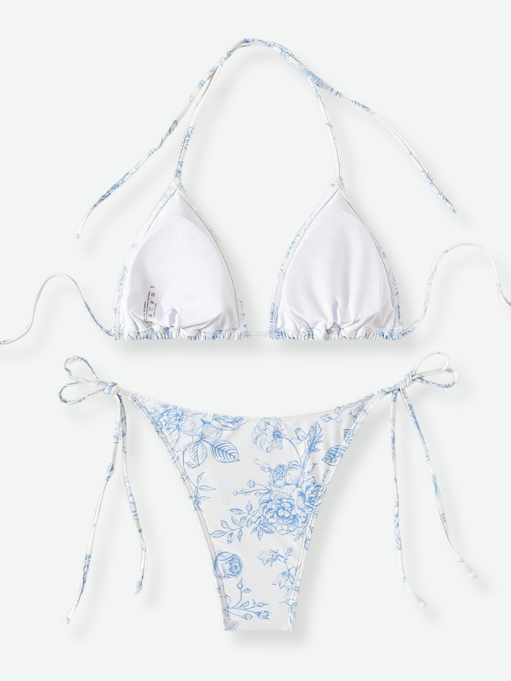 QUINN Toile De Jouy Print Bikini Set