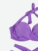LEONE Strappy Underwired Halter Bikini Set