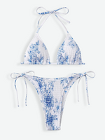 SELENA Toile De Jouy Print Bikini Set