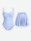 ISABEL One Piece with Skirt Swimsuit Set