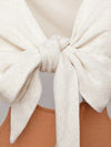 Tie Front Cutout Waist Dress